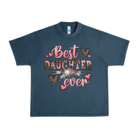Midnight Navy best daughter ever mother's day Urban Heavy Tee - CowGirlArtShop