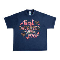 Navy best daughter ever mother's day Urban Heavy Tee - CowGirlArtShop