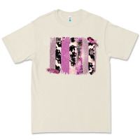 Bone Purple Glitter Cowhide Pattern Brushstrokes Premium Tee - Bettercallsaul