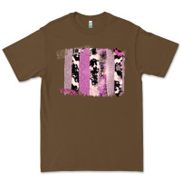 Cacao Purple Glitter Cowhide Pattern Brushstrokes Premium Tee - Bettercallsaul