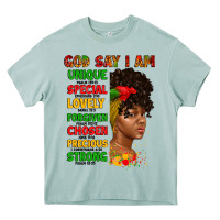 Arona god say i am juneteenth afro girl Heavy Core Tee - Artiststas