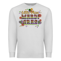 Dove Grey little miss mardi gras Premium Sweatshirt - Artiststas