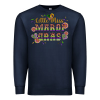 Navy little miss mardi gras Premium Sweatshirt - Artiststas