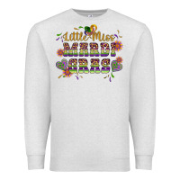 Oatmeal Heather little miss mardi gras Premium Sweatshirt - Artiststas
