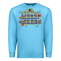 Ocean Blue little miss mardi gras Premium Sweatshirt - Artiststas