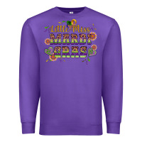 Purple little miss mardi gras Premium Sweatshirt - Artiststas