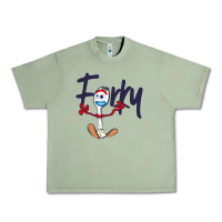 Oil Green forky Urban Heavy Tee - minhPixels
