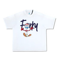White forky Urban Heavy Tee - minhPixels