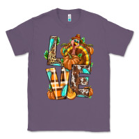 Lavender Love Turkey Thanksgiving Classic Tee - texasbilliewilder