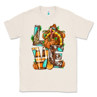 Natural Love Turkey Thanksgiving Classic Tee - texasbilliewilder