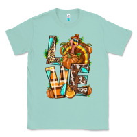 Seafoam Love Turkey Thanksgiving Classic Tee - texasbilliewilder