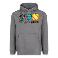 Storm peace love softball Heavyweight Hoodie - Artiststas