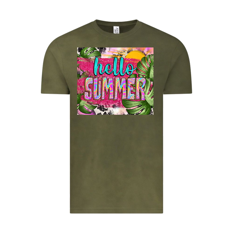 Hello Summer With Cowhide Vintage Tee by TumblerDesignByShophia | Teevron