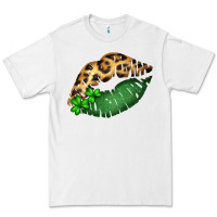 White St. Patricks Day Leopard Lips Premium Tee - Bettercallsaul