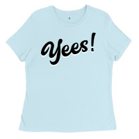 Baby Blue YEES! Ladies Tee - Bettercallsaul