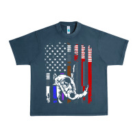 Midnight Navy b.ra.zi.li.an j.i.u jit.su stars & stripes rank b.j flag shirt Urban Heavy Tee - minhPixels