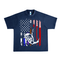 Navy b.ra.zi.li.an j.i.u jit.su stars & stripes rank b.j flag shirt Urban Heavy Tee - minhPixels