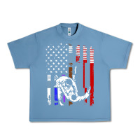 Pebble Blue b.ra.zi.li.an j.i.u jit.su stars & stripes rank b.j flag shirt Urban Heavy Tee - minhPixels