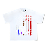 White b.ra.zi.li.an j.i.u jit.su stars & stripes rank b.j flag shirt Urban Heavy Tee - minhPixels