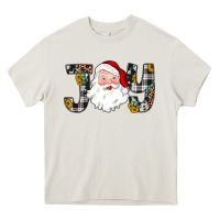 Cream joy santa Heavy Core Tee - JahusDesignShop