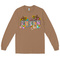 Toasted Coconut He is risen Easter  Easter Day Long Sleeve Tee - CowGirlArtShop