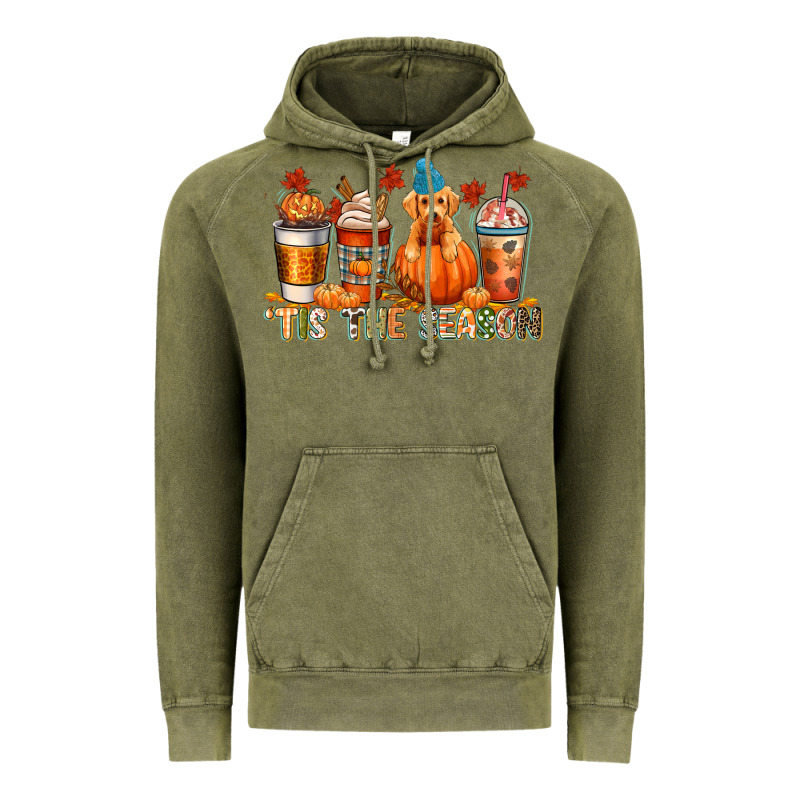 Tis The Season Vintage Hoodie by CowGirlArtShop | Teevron