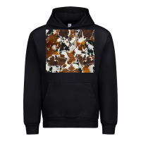 Black cowhide Urban Hoodie - AdoDesignShop