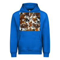 Cobalt cowhide Urban Hoodie - AdoDesignShop