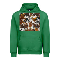 Emerald cowhide Urban Hoodie - AdoDesignShop