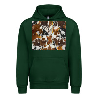 Forest Green cowhide Urban Hoodie - AdoDesignShop