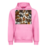 Fuchsia Pink cowhide Urban Hoodie - AdoDesignShop