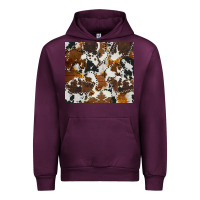 Mauve Wine cowhide Urban Hoodie - AdoDesignShop