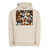 Pigment French Oak cowhide Urban Hoodie - AdoDesignShop