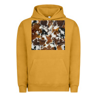 Pigment Peanut Butter cowhide Urban Hoodie - AdoDesignShop