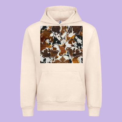 Cowhide Urban Hoodie Designed By Adodesignshop
