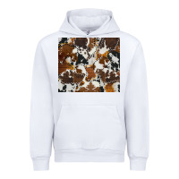 White cowhide Urban Hoodie - AdoDesignShop