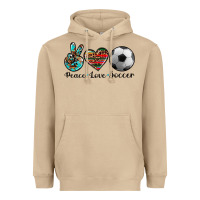 Mushroom peace love soccer Heavyweight Hoodie - Artiststas