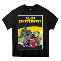 Black Tales From The Cryptkeeper-Figzk Heavy Core Tee - minhPixels