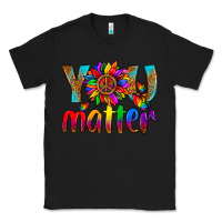 Black LGBTQ+ you matter with leopard Classic Tee - NancyCooperArtShop