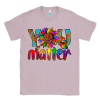 Lilac LGBTQ+ you matter with leopard Classic Tee - NancyCooperArtShop