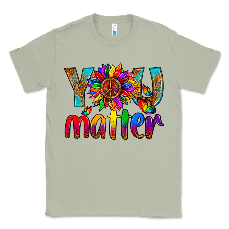 Lgbtq+ You Matter With Leopard Classic Tee by NancyCooperArtShop | Teevron