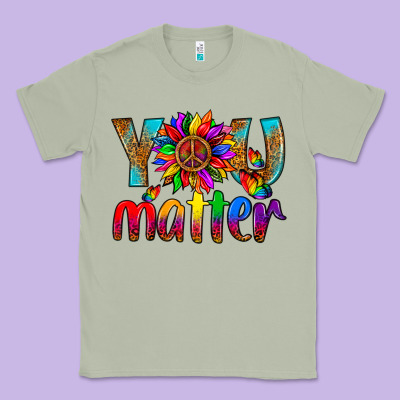 Lgbtq+ You Matter With Leopard Classic Tee Designed By Nancycooperartshop
