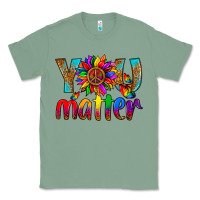 Sage LGBTQ+ you matter with leopard Classic Tee - NancyCooperArtShop