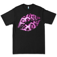 Black Pink Leopard Lips Premium Tee - Bettercallsaul