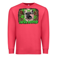 Cardinal lucky heifer with glasses st patricks Premium Sweatshirt - Artiststas