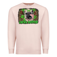Pale Pink lucky heifer with glasses st patricks Premium Sweatshirt - Artiststas