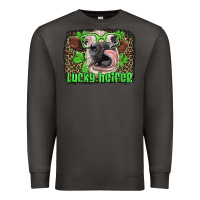 Smoke lucky heifer with glasses st patricks Premium Sweatshirt - Artiststas