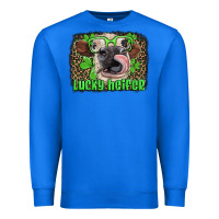 True Royal lucky heifer with glasses st patricks Premium Sweatshirt - Artiststas
