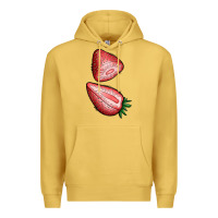 Antique Gold strawberries 1 Premium Hoodie - BundleAndBundleShop