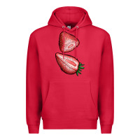 Cardinal strawberries 1 Premium Hoodie - BundleAndBundleShop